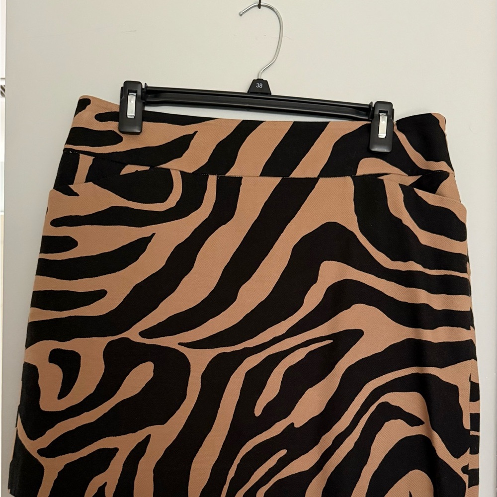 Loft Stylish Zebra Print Skirt